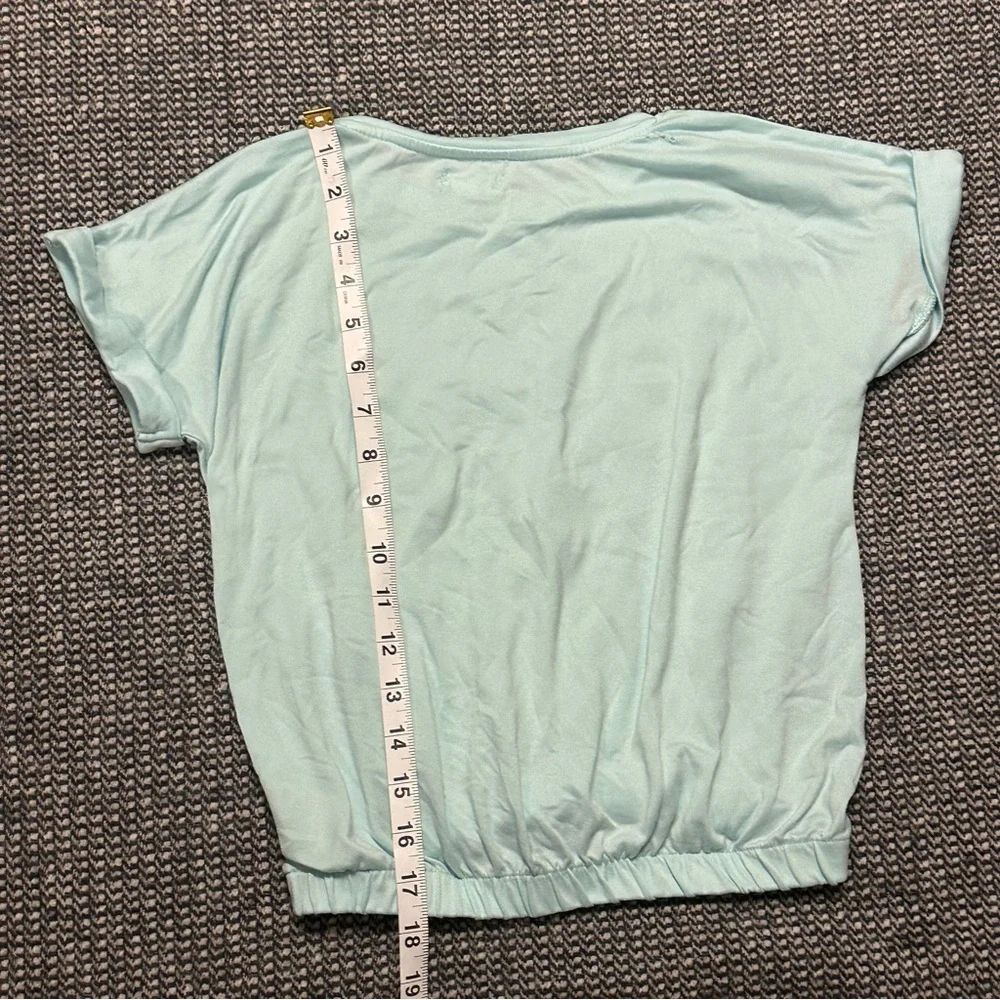 Lemmi Kids Light Blue Floral Heart Tee - Picture 4 of 5